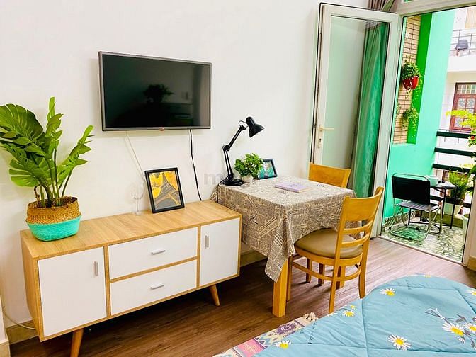Hình ảnh Căn Hộ Studio Ban Công Gần Ngã Tư Hàng Xanh