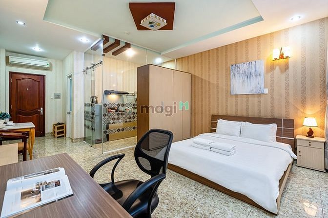 Hình ảnh CHDV 1 Phòng Ngủ Full Nội Thất Quận 1, gần CV Tao Đàn