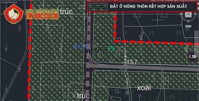 Hình ảnh Đất đường Gốc Rưng - 106m2 - 5x21 - 83m2 thổ cư - xã An Nhơn Tây