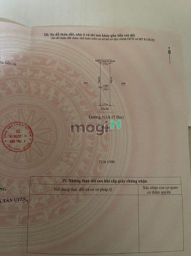 Hình ảnh Bán Đất Mặt Tiền Kinh Doanh, Phú Chanh Tân Uyên-Bình Dương.