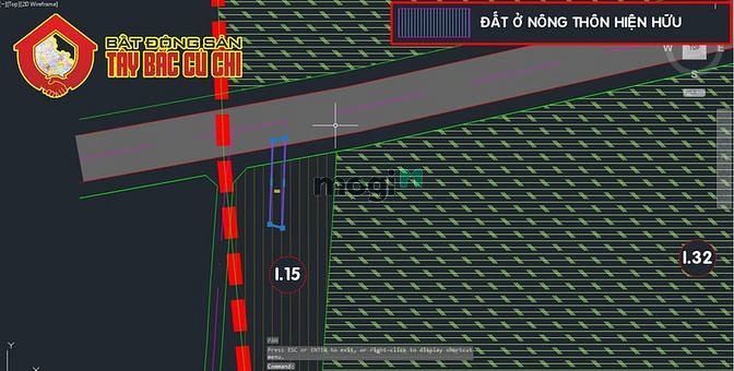 Hình ảnh Đất đường Bùi Thị Điệt - 163m2 - 5x35 - 123m2 thổ cư - xã Nhuận Đức