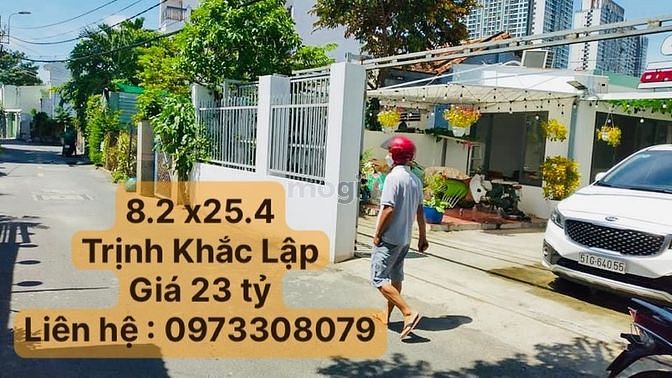 Hình ảnh Bán đất Mặt tiền đường Trịnh Khắc Lập 208m2 ( 8.2x25.4) giá 23 tỷ TL