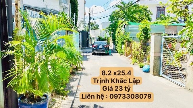Hình ảnh Bán đất Mặt tiền đường Trịnh Khắc Lập 208m2 ( 8.2x25.4) giá 23 tỷ TL