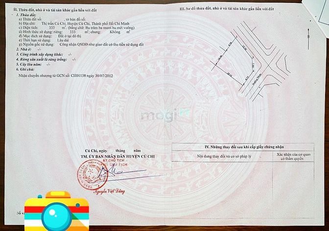 Hình ảnh Bán đất 2 mặt tiền đường Lưu Khai Hồng - 333m2 - 17.7x20 - 333m2 thổ