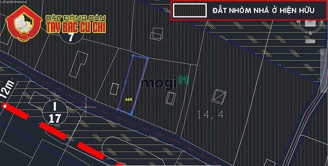 Hình ảnh Bán đất đường Phan Thị Mọn - 196m2 - 5x40 - 192m2 thổ cư - Củ Chi