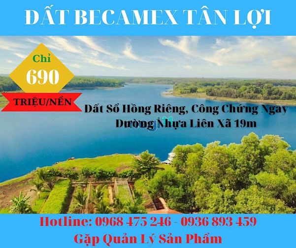 Hình ảnh Đất Nền BECAMEX Tân Lợi ngay ngã 3 chợ Thạch Màng đang được CK 5%/Lô