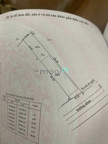Hình ảnh Bán nhanh lô đất đẹp mặt tiền 564 Xã Trung Lập Hạ Củ Chi