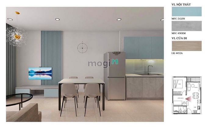 Hình ảnh Bán chung cư 1pn+1 42.59m2 - VIN ORIGAMI
