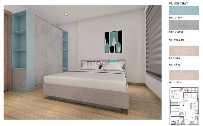 Hình ảnh Bán chung cư 1pn+1 42.59m2 - VIN ORIGAMI