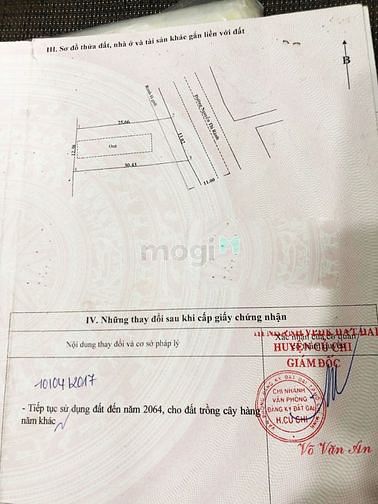 Hình ảnh Bán đất đường Nguyễn Thị Rành - 347m2 - 13x30 - 100m2 thổ cư - Củ Chi