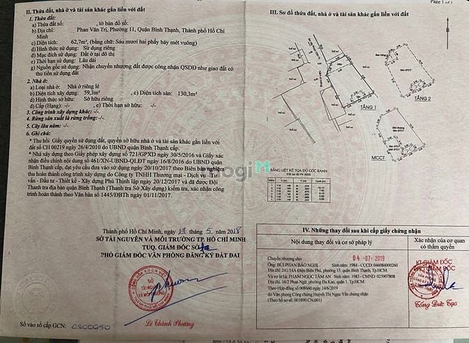 Hình ảnh Nhà hxh phan văn trị, p11, bình thạnh, 63m, 3 tầng, 7.1 tỷ