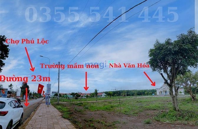 Hình ảnh Bán đất sát chợ Phú Lộc - Krong Năng - Đắk Lắk, Sổ sẵn công chứng ngay