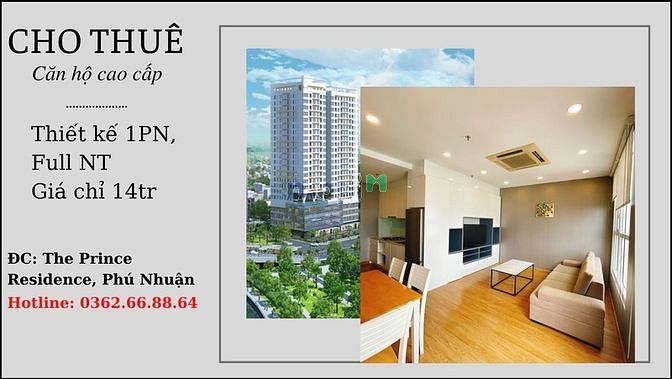 Hình ảnh Mb6623 nạp rút nhanh chóng cao cấp The Prince, Phú Nhuận- cho thuê 14tr/ tháng