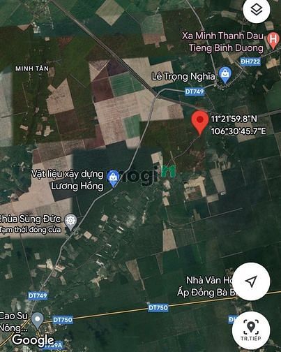 Hình ảnh đất Long hòa -dầu tiếng diện tích 414M2-GIÁ 1TY150TR có thổ cư