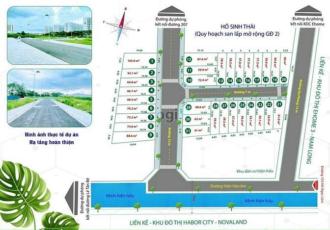 Hình ảnh Ngày 30/10/2022 tổ chức mở bán 31 nền đất KDC Đất Nam An Lạc. Sổ riêng