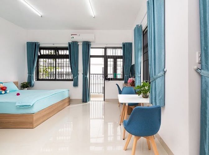 Hình ảnh Studio Ban công Siêu Xinh - Full Kính Ngay Sân Bay