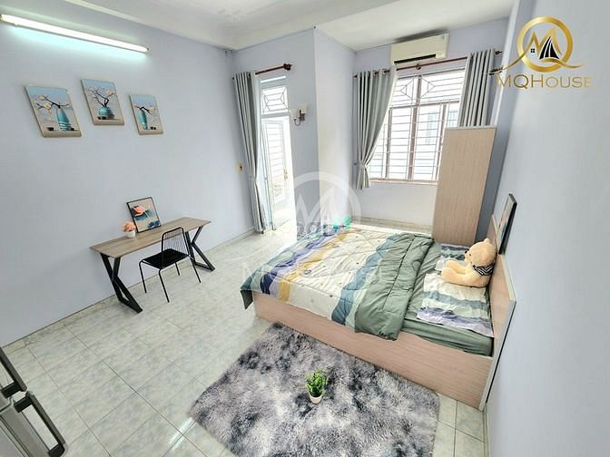 Hình ảnh Căn Hộ Ban Công Khu Sân Bay Đủ Nội Thất