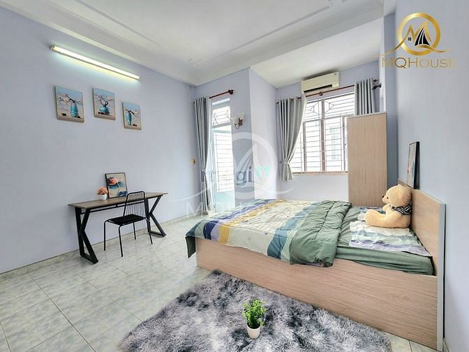 Hình ảnh Căn Hộ Ban Công Khu Sân Bay Đủ Nội Thất