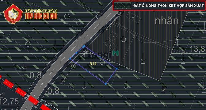 Hình ảnh Bán đất đường Trung Lập - 1246m2 - 24x55 - 100m2 thổ cư - Củ Chi