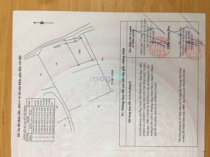 Hình ảnh Bán 182m2 đất thổ cư ngang 10m đường Tân Hòa 2 , Hiệp Phú , Quận 9