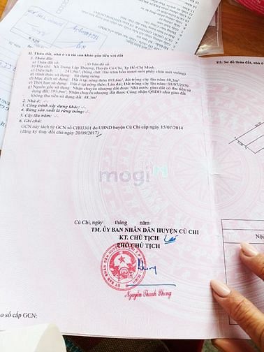 Hình ảnh Bán đất đường Trung Lập - 483m2 - 10x50 - 387m2 thổ cư - Củ Chi