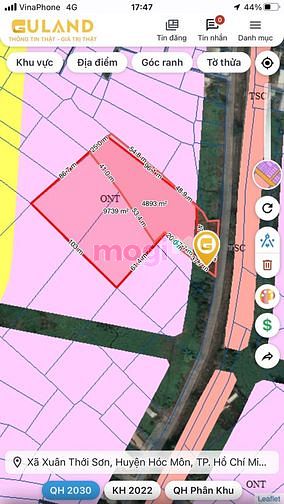 Hình ảnh Đất Hóc Môn rẻ hơn Củ Chi mt kênh trung ương 10200m2 chỉ 30 tỷ