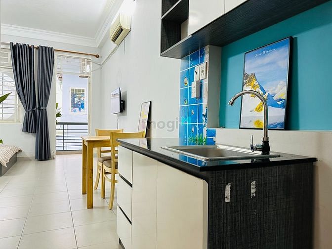 Hình ảnh Căn Hộ Balcom riêng full nội thất gần chợ Tân Định Quận 1