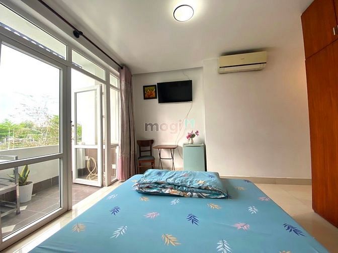 Hình ảnh Studio đầy đủ nội thất có ban công lớn gần TDTU, Vivo, Lotte