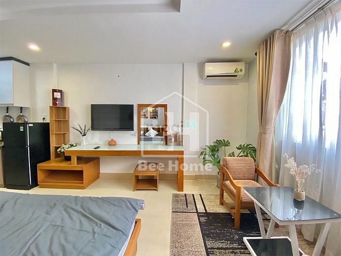 Hình ảnh Căn Hộ Studio New 100%_Đối diện CV 23/9_Mặt tiền đường/ có bảo vệ 24/7
