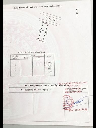 Hình ảnh Bán đất 1/ Nguyễn Thị Lắng - 97m2 - 5x19 - 97m2 thổ cư - Củ Chi
