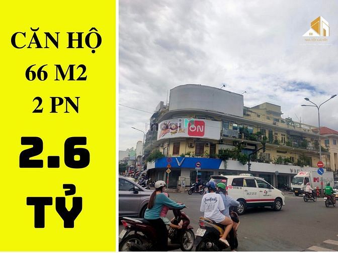 Hình ảnh ✅ Chung cư Ngay Chợ Bà Chiểu Bình Thạnh - 66m2- 2PN chỉ 2.6 tỷ