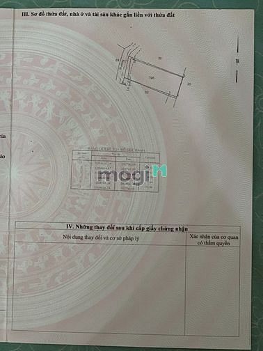 Hình ảnh Bán đất thổ cư SHR 163 m2 (8x20) Hẻm thông 6m Trần thị Bốc, TT Hóc Môn