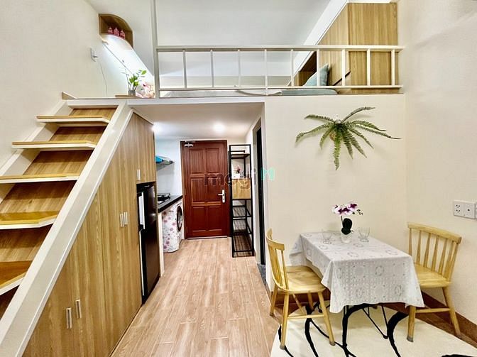 Hình ảnh Căn Hộ Duplex Full Nội Thất máy giặt riêng ngay Cách Mạng Tháng 8