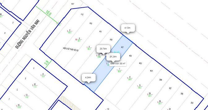 Hình ảnh Nguyên căn MT Hai Bà Trưng, 440m2. 100tr/tháng.