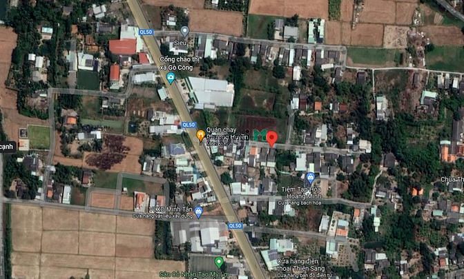 Hình ảnh Đất full thổ 550triệu/127m2, MT đường 5m, ngay cổng chào TX Gò Công