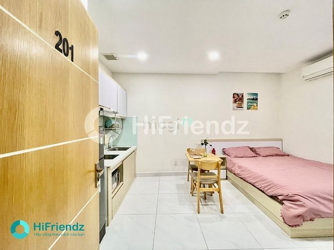 Hình ảnh Cho thuê CHDV cực xinh sát vincom Nguyễn Xí full nội thất mới