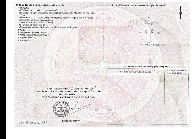 Hình ảnh bán đất full thổ cư ngay cảng cái mép vị trí kinh doanh