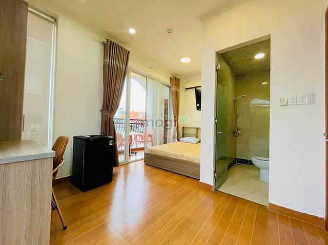 Hình ảnh Mb6623 nạp rút nhanh chóng 1PN Ban công Full nội thất ngay Cầu Hoàng Hoa Thám