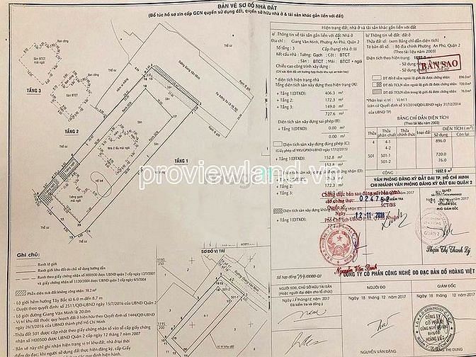 Hình ảnh Bán 2 lô đất Quận 2, MT đường Giang Văn Minh, tổng DT 1693m2 đất