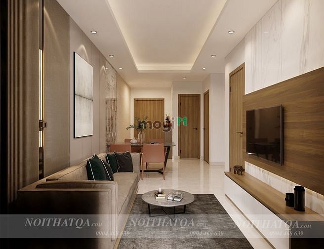 Hình ảnh Mình có căn Q7 Saigon Riverside 2pn hoàn thiện cơ bản cần cho thuê.