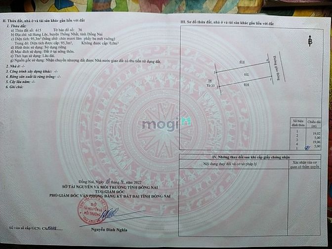 Hình ảnh Mình thanh lý lô đất 100m xã hưng lộc TN Đồng Nai