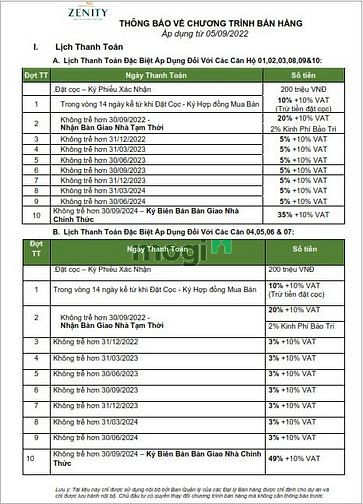 Hình ảnh Mở bán Trang Chủ MB66.COM / Đăng Ký Tặng 66K Zenity Quận 1, căn 2PN, 77-94m2, TT 30% nhận nhà