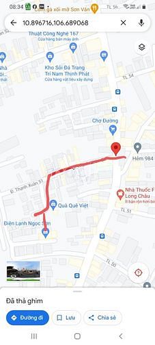 Hình ảnh Đất thổ cư Hà Huy Giáp Chợ Đường 2,25 tỷ 55,6m2