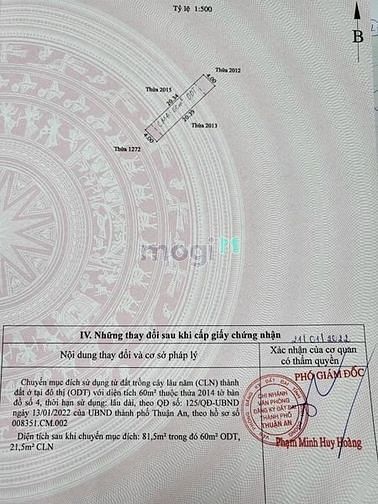 Hình ảnh - đất bán phường bình nhâm - sổ riêng