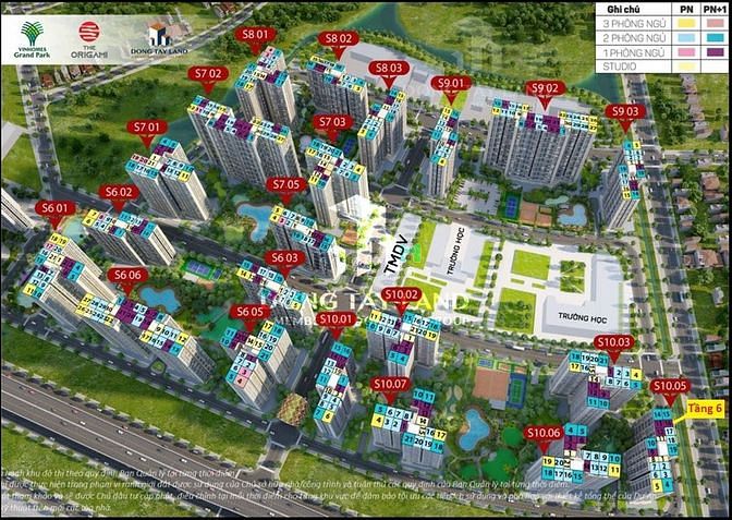 Hình ảnh Cho thuê Trang Chủ MB66.COM / Đăng Ký Tặng 66K Vinhomes Grand Park quận 9 -  1PN+