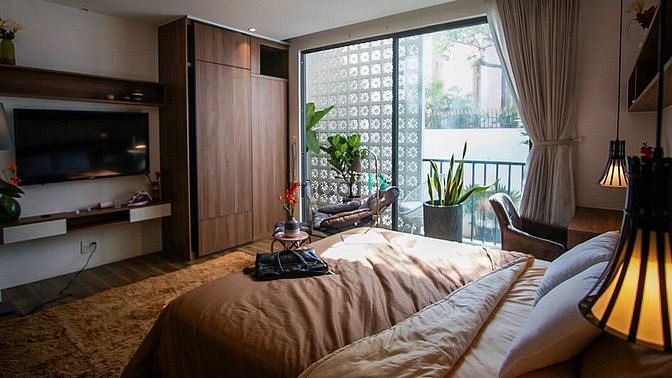 Hình ảnh Phòng siêu xinh ngay Thảo Điền full nội thất ban công