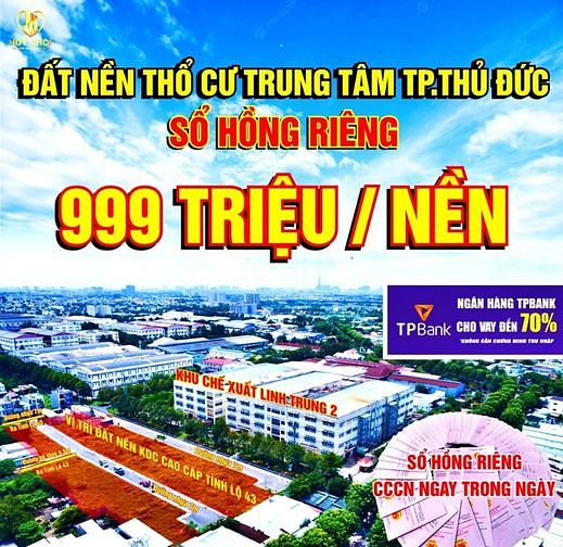 Hình ảnh Cần Bán Lô Đất Ngay KCN Linh Trung Thủ Đức _ Lời Liền Tay Khi KCCCN