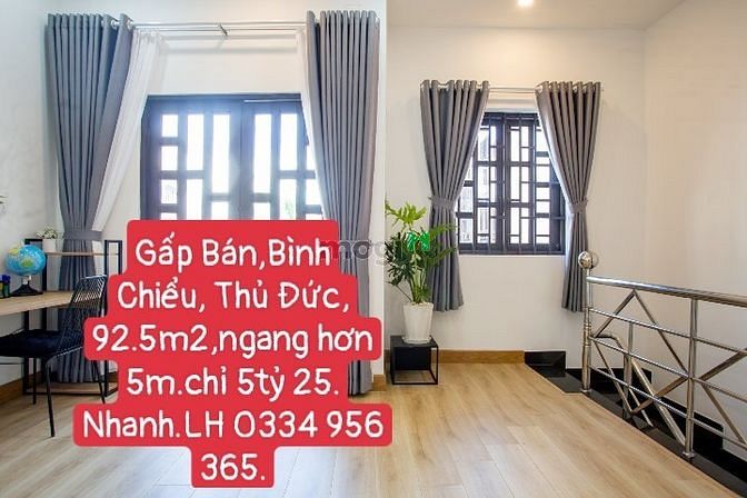 Hình ảnh 💥💥 Giám 450tr,Hẻm Xe Hơi,92,5m2,Chỉ 5tỷ 25,Bình Chiểu,Thủ Đức.