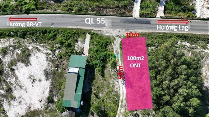 Hình ảnh (HÀNG HIẾM) Bán lô đất mặt tiền QL 55 đường 54M Cách KCN 6000HA 300m