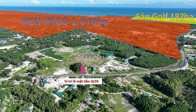 Hình ảnh (HÀNG HIẾM) Bán lô đất mặt tiền QL 55 đường 54M Cách KCN 6000HA 300m